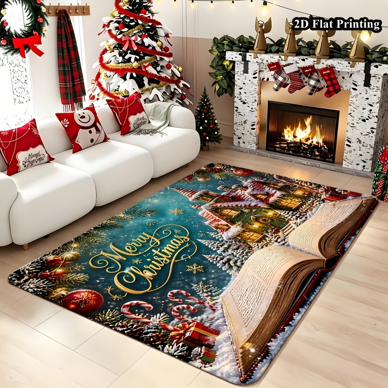 Commercial Book Printing Machines - 1 tapis de Noël plat 2D,