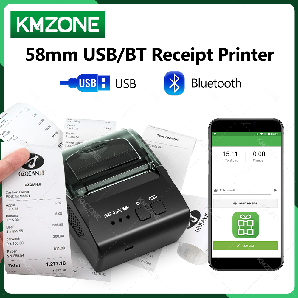 Commercial Book Printing Machines - GZQIANJI-Mini imprimante mobile Loyverse SII, appareil