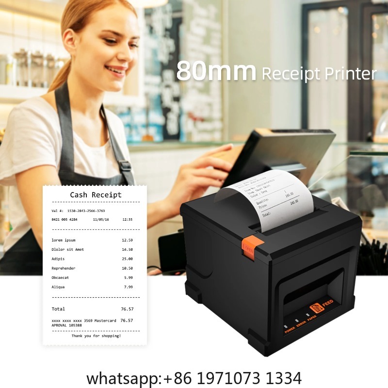 Receipt Printer - 【POS-8360】Imprimante de reçus USB+LAN 80 mm,
