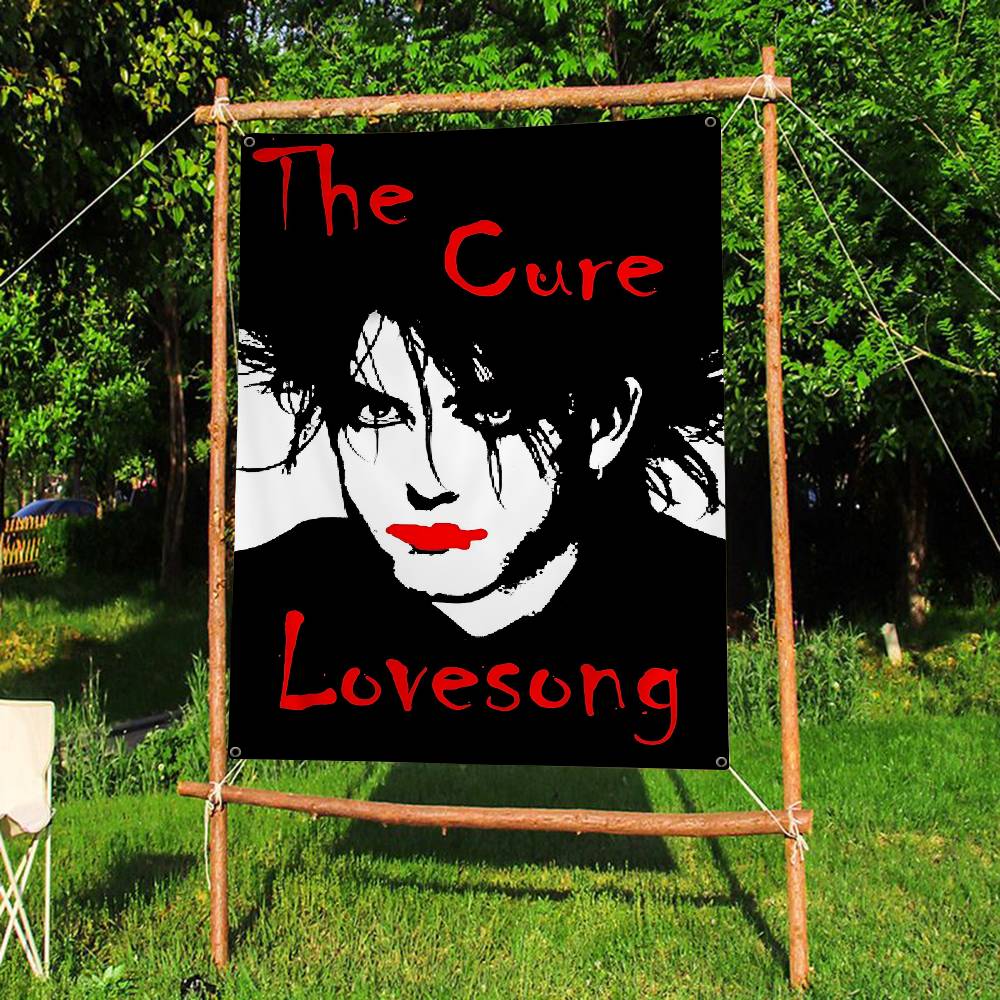 Rock T-The C-Cure, drapeau pub - Commercial Printing Company avis et prix