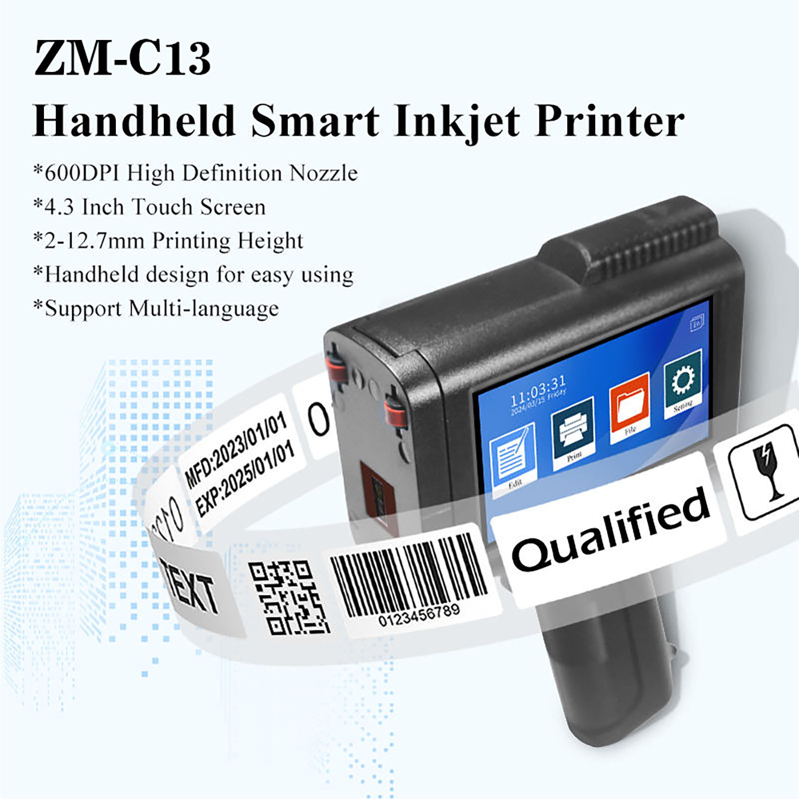 Imprimante à jet d'encre porta - Barcode Printer avis et prix