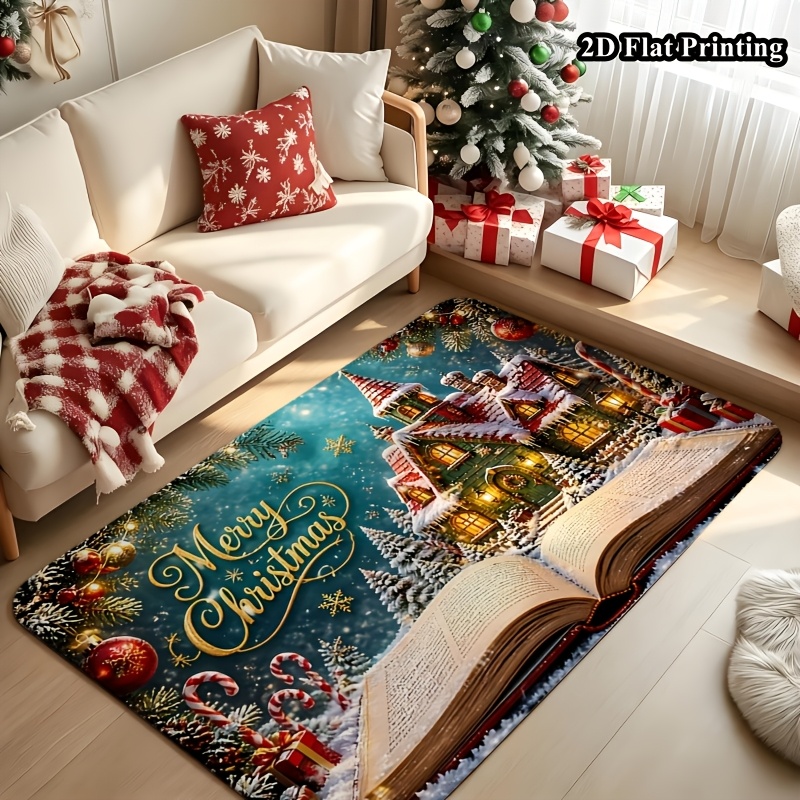 1 tapis de Noël plat 2D, motif - Commercial Book Printing Machines avis et prix