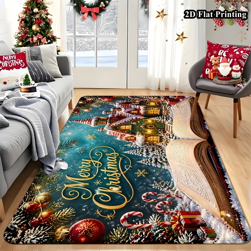 1 tapis de Noël plat 2D, motif - Commercial Book Printing Machines avis et prix