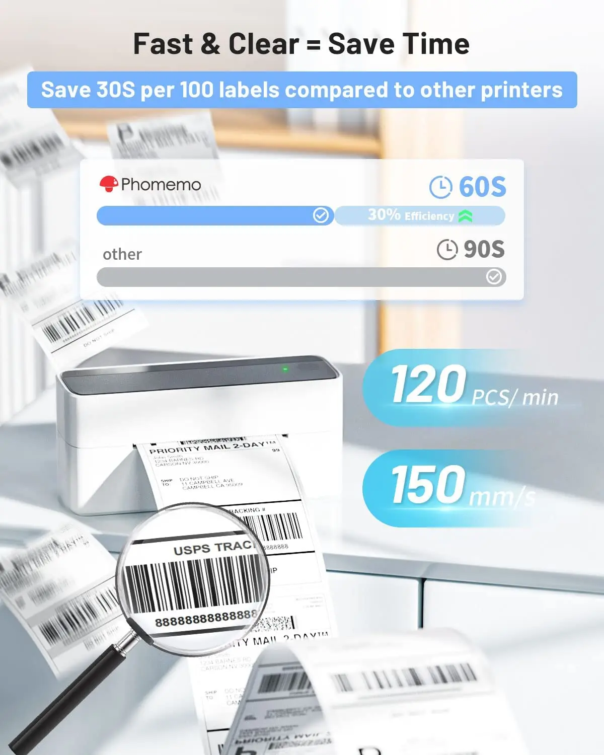 Imprimante thermique multifonc - Label Printer avis et prix